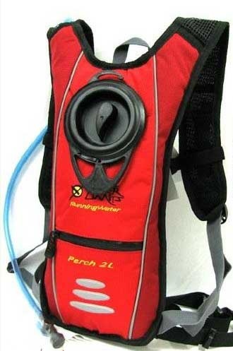 Hydration backpack in waterproof material