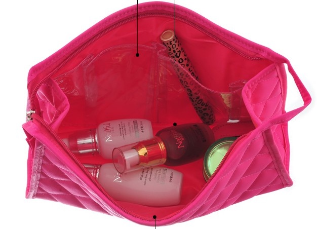 Colourful toiletry bag