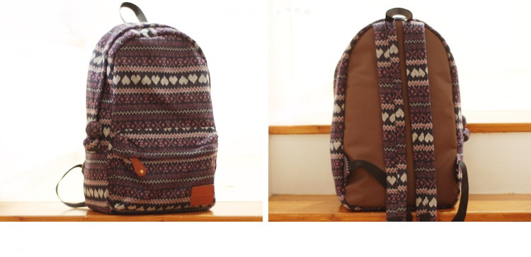 Knit backpack