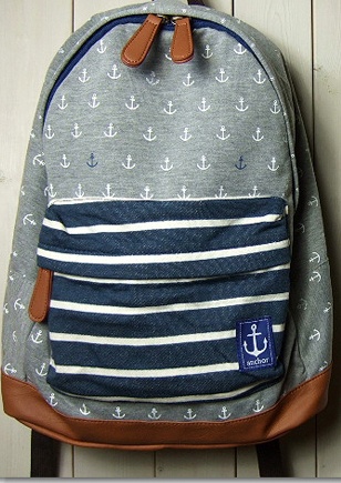 Knit bag backpack