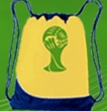2014 soccer drawstring backpack