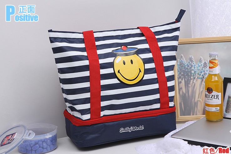 Smiley beach bag