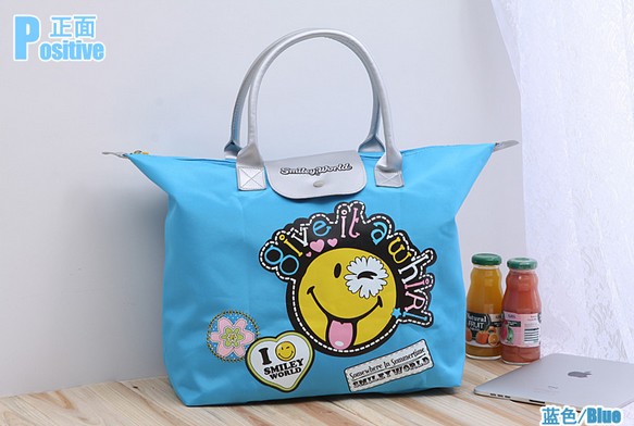 Smiley tote bag