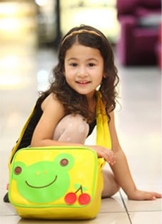 Cute PVC kids messenger bag